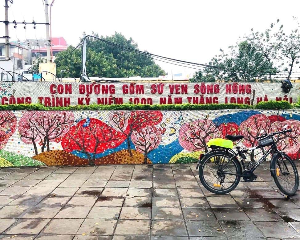 Ceramic Walls Street Hanoi 1000 years Thang Long Imperial